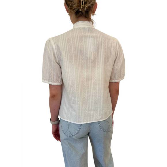 NEW TAYLOR TILLMAN clara top in white - Picture 2 of 3